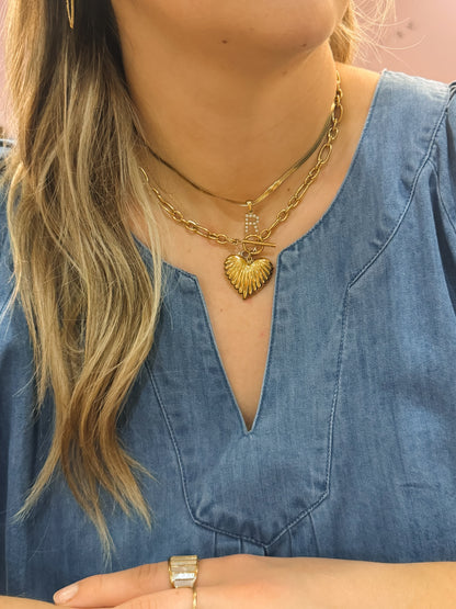 Luna Heart Necklace