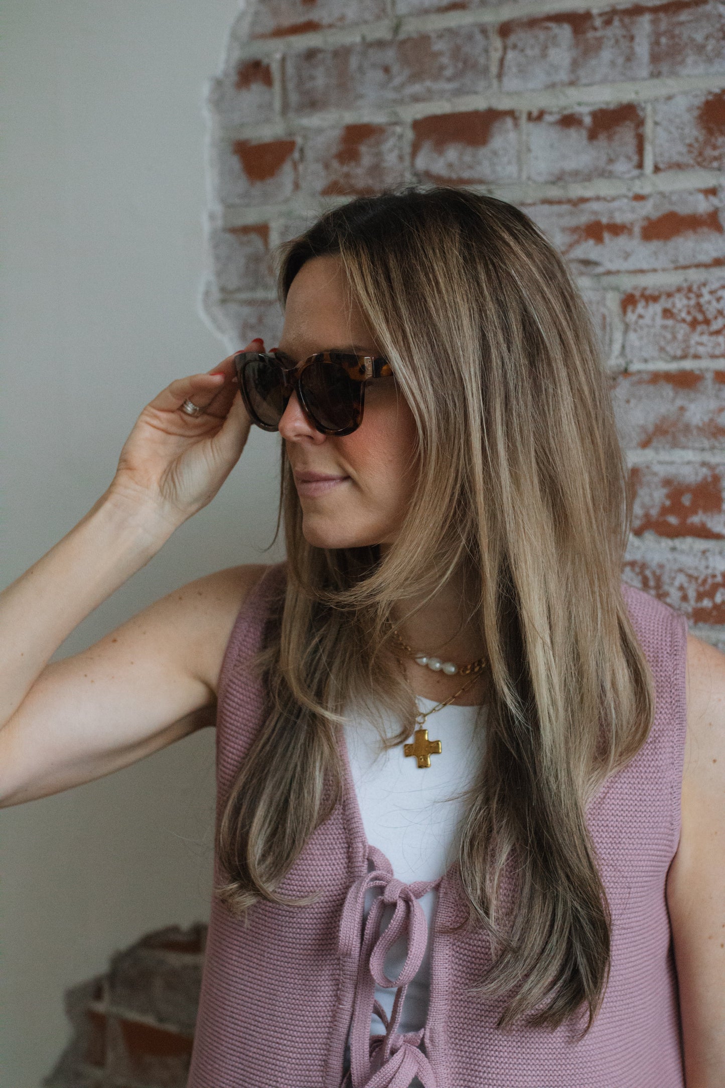 Center Stage Polarized Sunglasses | Tortoise