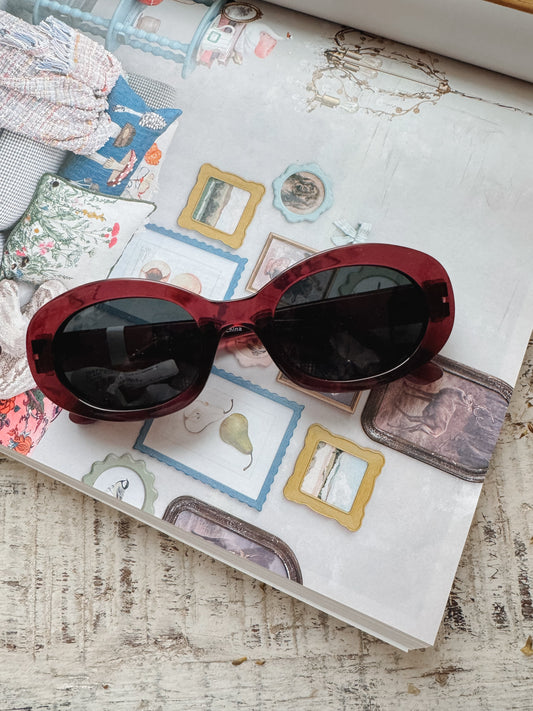 Howdy Polarized Sunglasses | Cherry